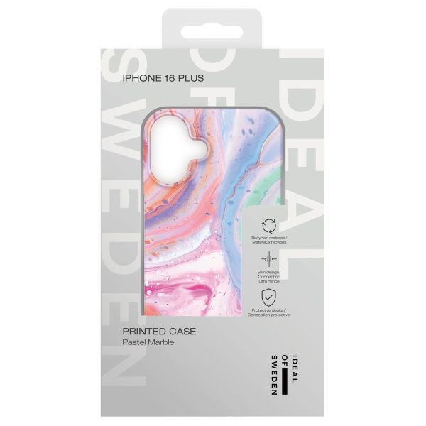 iDeal of Sweden Fashion Backcover iPhone 16 Plus - Pastel Marble