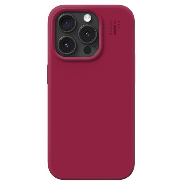 iDeal of Sweden Silicone Case iPhone 14 Pro - Cranberry