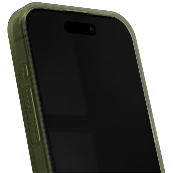 iDeal of Sweden Clear Case iPhone 15 Pro - Khaki