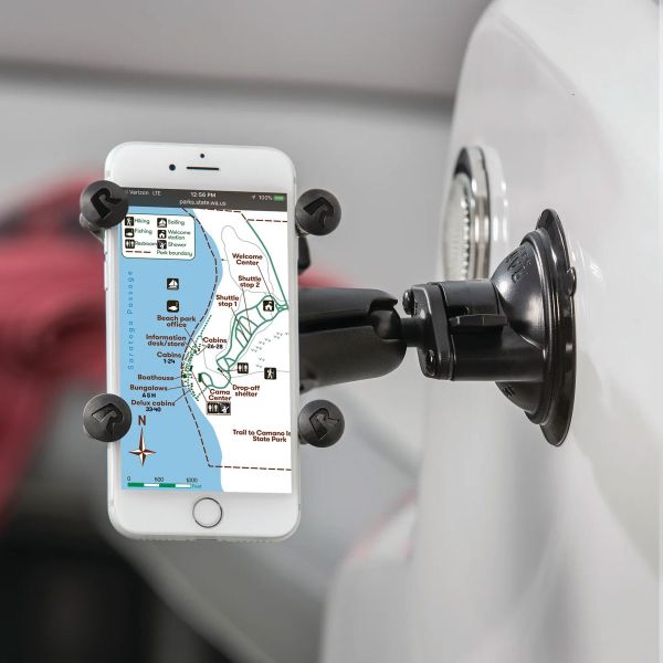 RAM Mounts X-Grip® Twist-lock telefoonhouder auto - Universeel - Klein - Zwart