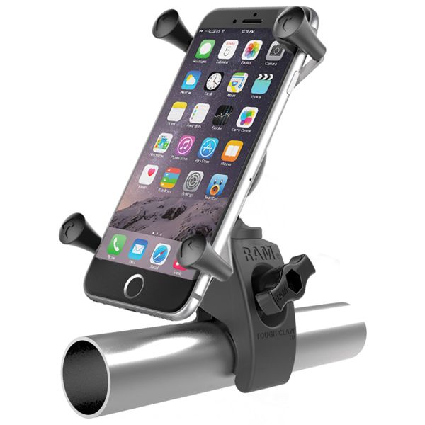 RAM Mounts X-Grip® Tough-claw telefoonhouder fiets/motor/scooter - Universeel - Groot - Zwart