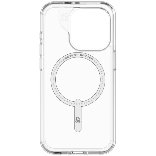 ZAGG Crystal Palace Snap Backcover MagSafe iPhone 15 Pro - Transparant