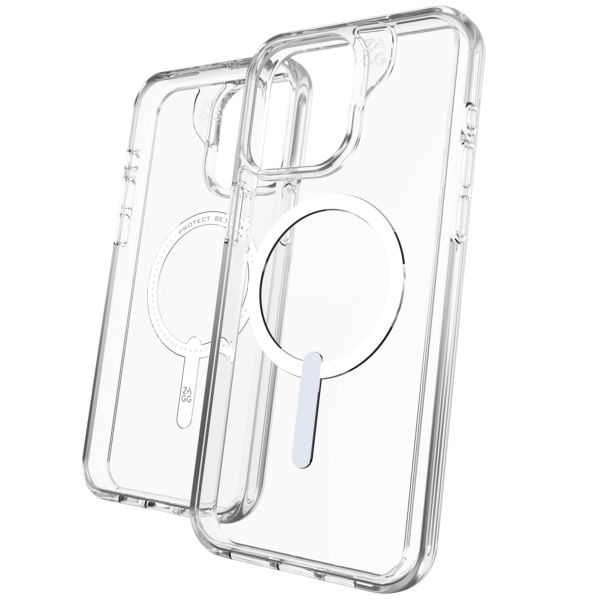 ZAGG Crystal Palace Snap Backcover MagSafe iPhone 15 Pro Max - Transparant