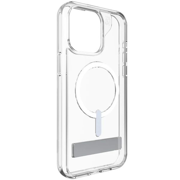 ZAGG Crystal Palace Snap KickStand Case met MagSafe iPhone 15 Pro Max - Transparant