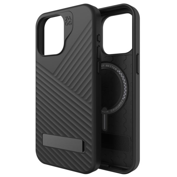 ZAGG Denali Snap KickStand Case met MagSafe iPhone 15 Pro Max - Zwart