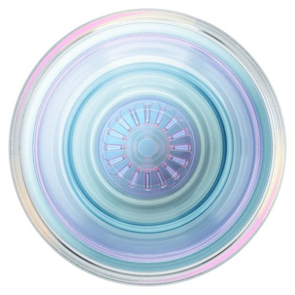 PopSockets PopGrip - Afneembaar - Translucent Clear Iridescent