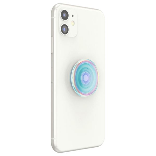 PopSockets PopGrip - Afneembaar - Translucent Clear Iridescent