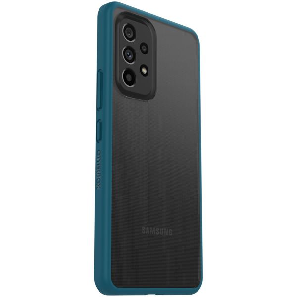 OtterBox React Backcover Samsung Galaxy A53 - Transparant / Blauw