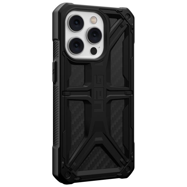 UAG Monarch Backcover iPhone 14 Pro - Carbon Fiber