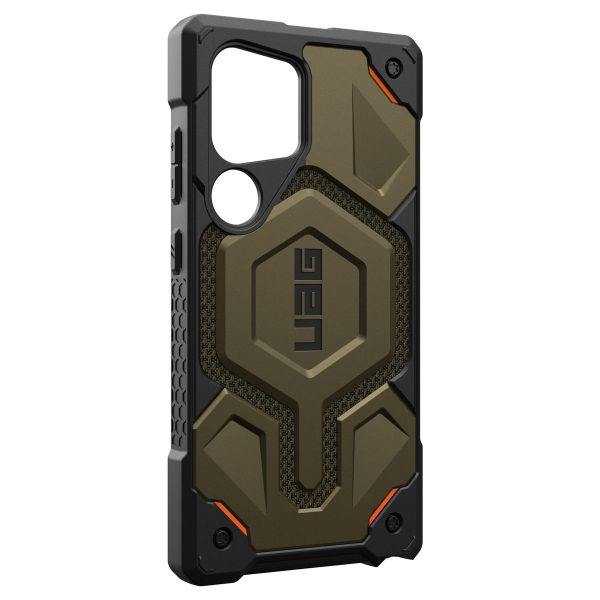 UAG Monarch Pro Backcover Samsung Galaxy S24 Ultra - Kevlar Element Green