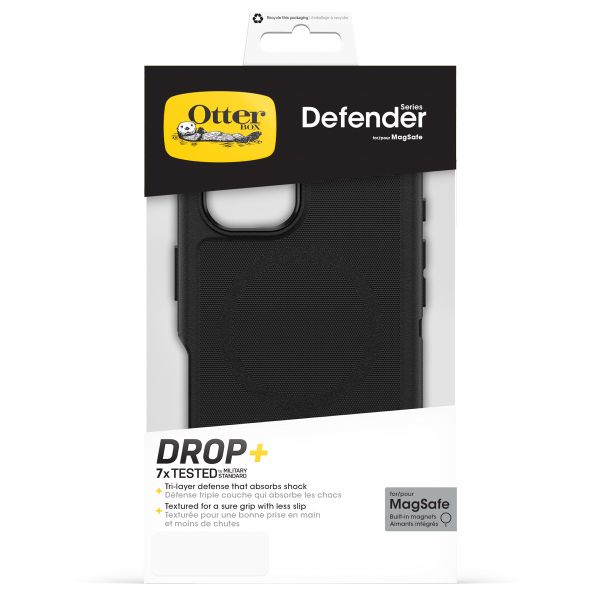 OtterBox Defender Rugged Backcover met MagSafe iPhone 16 Plus - Black