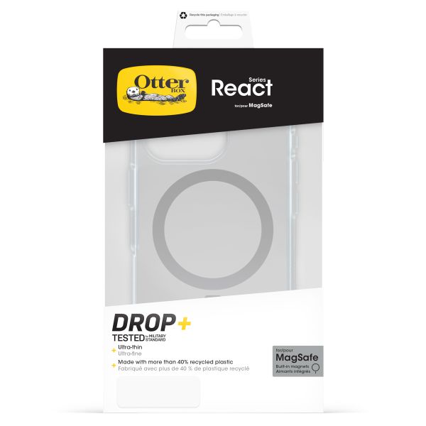 OtterBox React Backcover MagSafe iPhone 16 pro - Clear