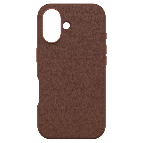 OtterBox Symmetry Cactus leren Backcover iPhone 16 - Rich Adobe Brown