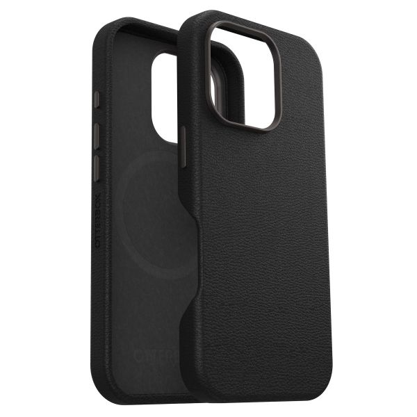 OtterBox Symmetry Cactus leren Backcover iPhone 16 pro - Noir Ash