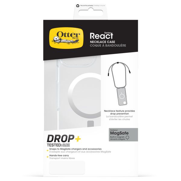 OtterBox React Necklace MagSafe iPhone 16 Pro Max - Clear