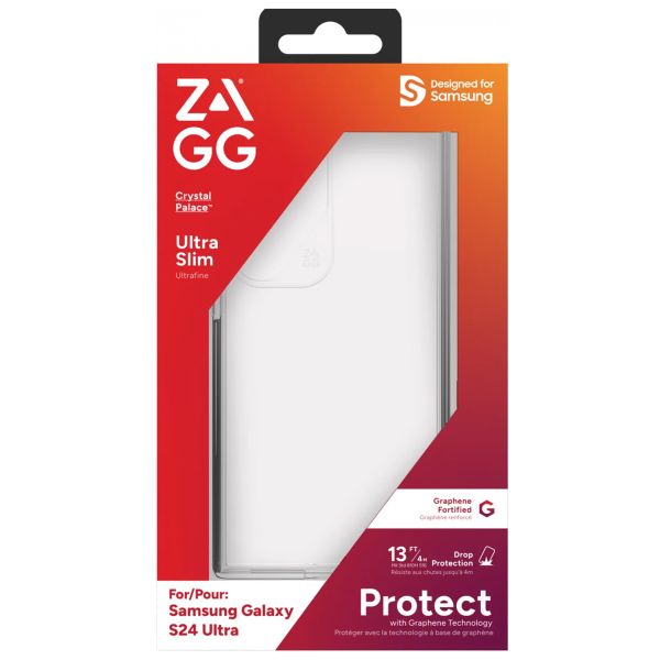 ZAGG Crystal Palace Backcover Samsung Galaxy S24 Ultra - Clear