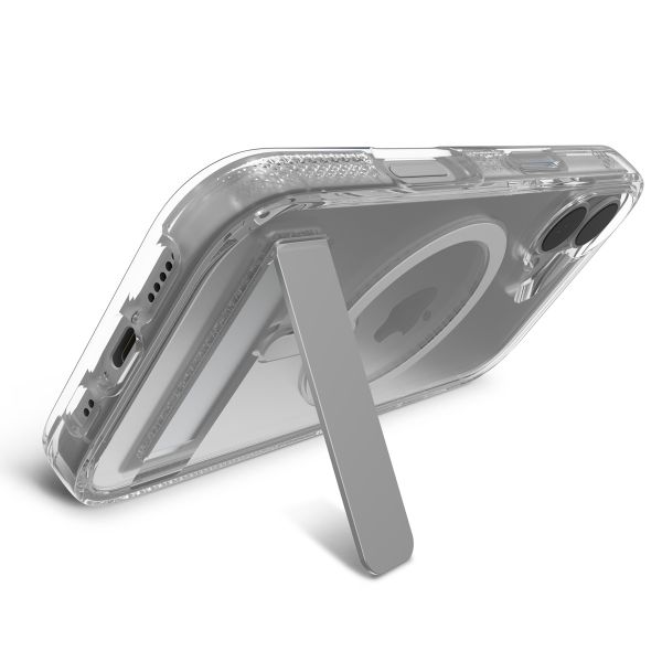 ZAGG Crystal Palace Snap KickStand Case met MagSafe iPhone 16 - Transparant