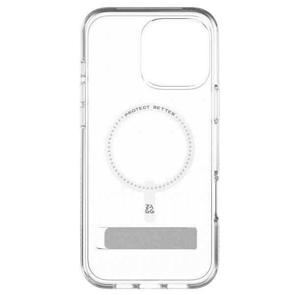 ZAGG Crystal Palace Snap KickStand Case met MagSafe iPhone 16 Pro - Transparant