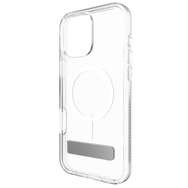 ZAGG Crystal Palace Snap KickStand Case met MagSafe iPhone 16 Pro - Transparant