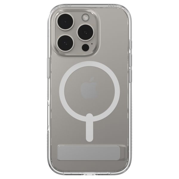 ZAGG Crystal Palace Snap KickStand Case met MagSafe iPhone 16 Pro - Transparant