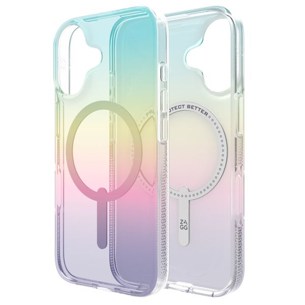 ZAGG Milan Snap Case met MagSafe iPhone 16 - Iridescent