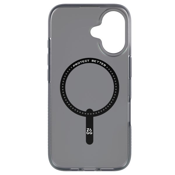 ZAGG Milan Snap Case met MagSafe iPhone 16 - Raven Feather