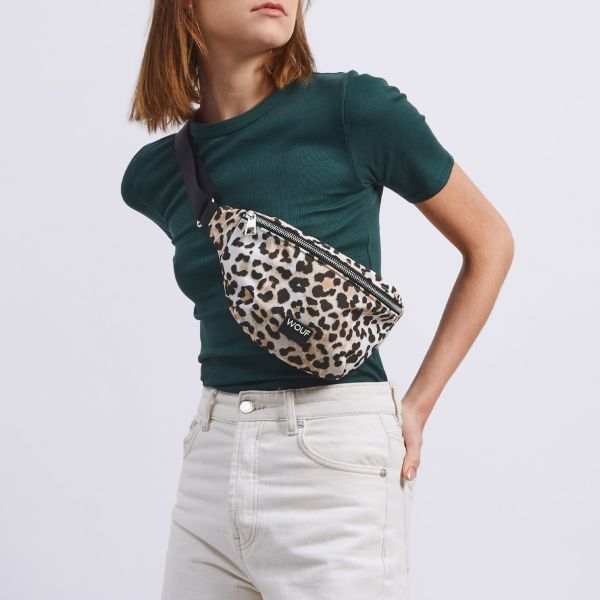 Wouf Waist Bag - Crossbody Bag - Heuptasje met panterprint dames - Downtown Kim