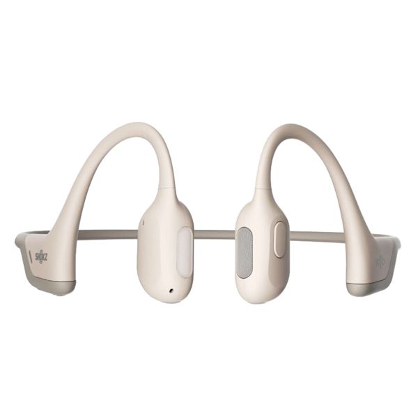 Shokz OpenRun Pro - Standaard maat - Open-Ear draadloze oordopjes - Bone conduction - Beige