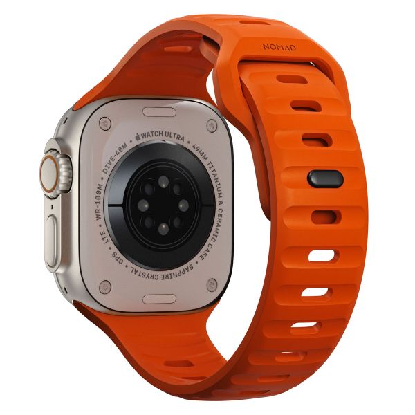 Nomad Sport band FKM Apple Watch Series 1-10 / SE / Ultra (2) - 42/44/45/46/49 mm - Oranje