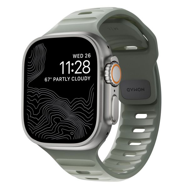 Nomad Sport band FKM Apple Watch Series 1-10 / SE / Ultra (2) - 42/44/45/46/49 mm - Coastal Rock