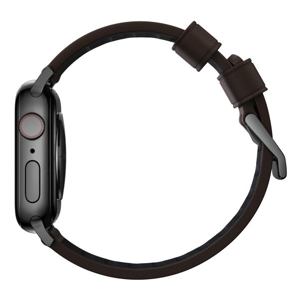 Nomad Active Pro Band Apple Watch Series 1-10 / SE / Ultra (2) - 42/44/45/46/49 mm - Bruin/Zwart