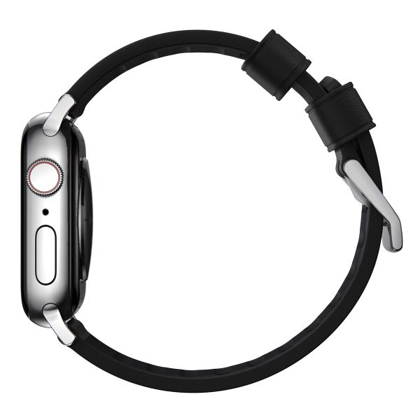 Nomad Active Pro Band Apple Watch Series 1-10 / SE / Ultra (2) - 42/44/45/46/49 mm - Zwart/Zilver