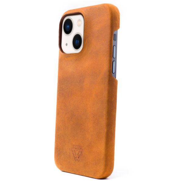 Wachikopa Full Wrap Backcover iPhone 13 - Camel