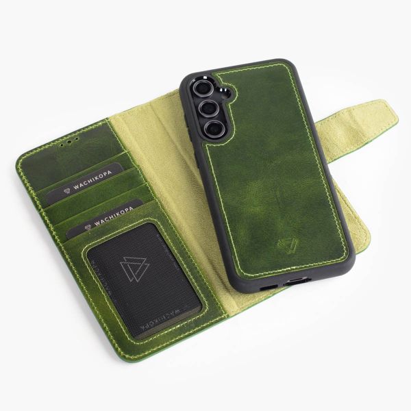 Wachikopa Magic Bookcase 2-in-1 Samsung Galaxy S24 Plus - Forest Green