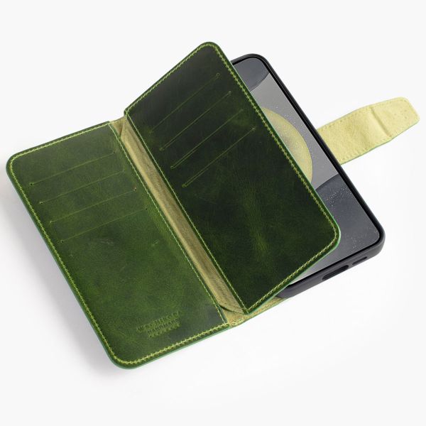 Wachikopa Multi Wallet Bookcase Samsung Galaxy S24 Plus - Forest Green