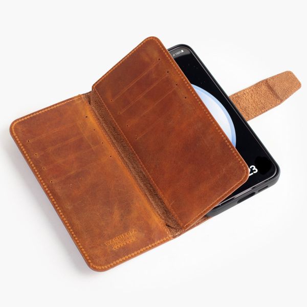 Wachikopa Multi Wallet Bookcase Samsung Galaxy S23 - Camel