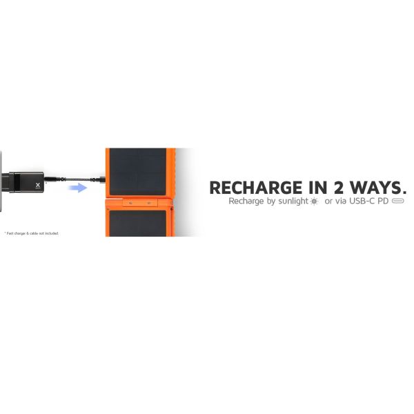 Xtorm Solar SuperCharger - Powerbank met dubbel zonnepaneel - 20 Watt - 10.000 mAh