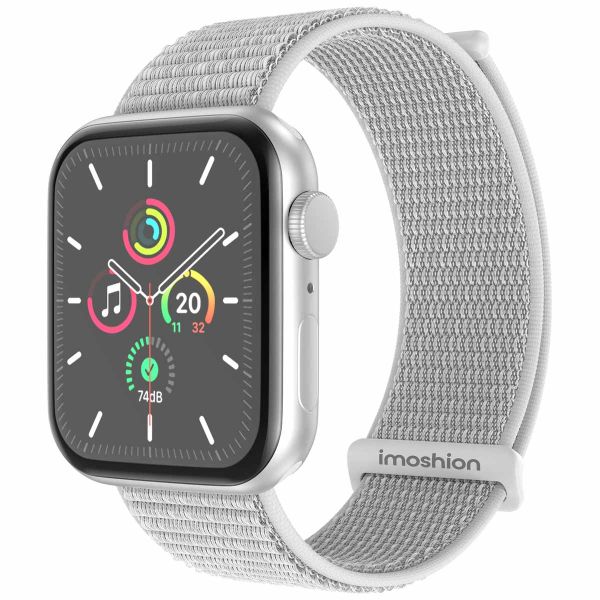 imoshion Nylon⁺ bandje Apple Watch Series 1-9 / SE - 38/40/41 mm / Series 10 - 42 mm - Seashell