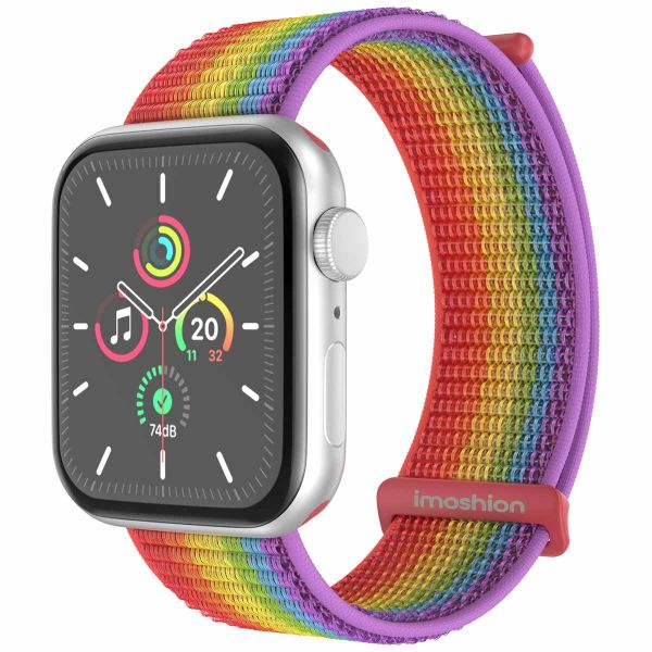 imoshion Nylon⁺ bandje Apple Watch Series 1-9 / SE - 38/40/41 mm / Series 10 - 42 mm - Pride Edition