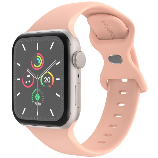 imoshion Siliconen⁺ bandje Apple Watch Series 1-9 / SE - 38/40/41 mm / Series 10 - 42 mm - Vintage Rose - Maat S/M