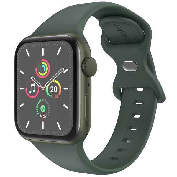 imoshion Siliconen⁺ bandje Apple Watch Series 1-9 / SE - 38/40/41 mm / Series 10 - 42 mm - Olive - Maat S/M