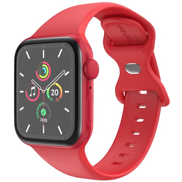 imoshion Siliconen⁺ bandje Apple Watch Series 1-10 / SE / Ultra (2) - 42/44/45/46/49 mm - Rose - Maat M/L