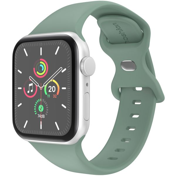 imoshion Siliconen⁺ bandje Apple Watch Series 1-10 / SE / Ultra (2) - 42/44/45/46/49 mm - Pine - Maat M/L