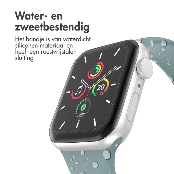 imoshion Siliconen⁺ bandje Apple Watch Series 1-10 / SE / Ultra (2) - 42/44/45/46/49 mm - Cactus - Maat M/L