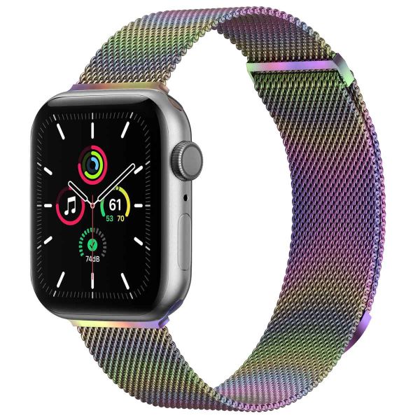 imoshion Milanees magnetisch bandje Apple Watch Series 1-9 / SE - 38/40/41 mm / Series 10 - 42 mm - Maat M - Galaxy