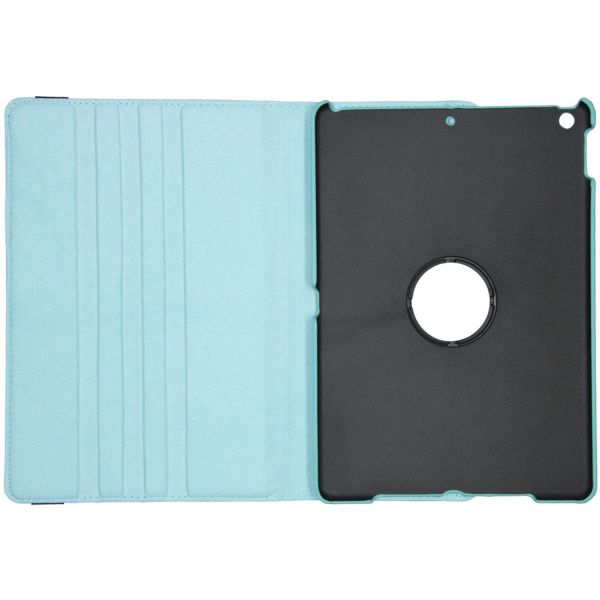 imoshion 360° draaibare Bookcase iPad 7 (2019) / iPad 8 (2020) / iPad 9 (2021) 10.2 inch - Turquoise