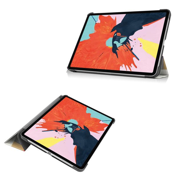 imoshion Design Trifold Bookcase iPad Air 11 inch (2024) M2 / Air 5 (2022) / Air 4 (2020) - Kleurtjes