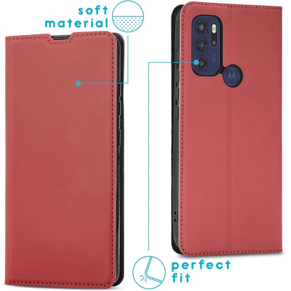 imoshion Slim Folio Bookcase Motorola Moto G60s - Rood