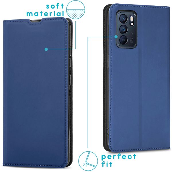 imoshion Slim Folio Bookcase Oppo Reno 6 Pro 5G - Donkerblauw