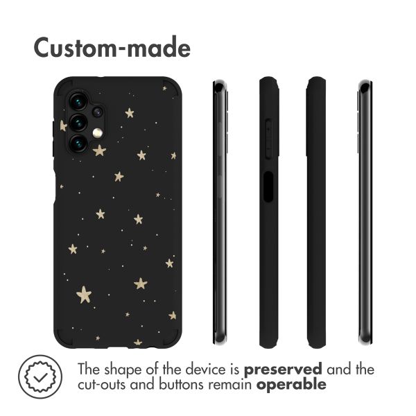 imoshion Design hoesje Samsung Galaxy A13 (5G) / A04s - Sterren / Zwart